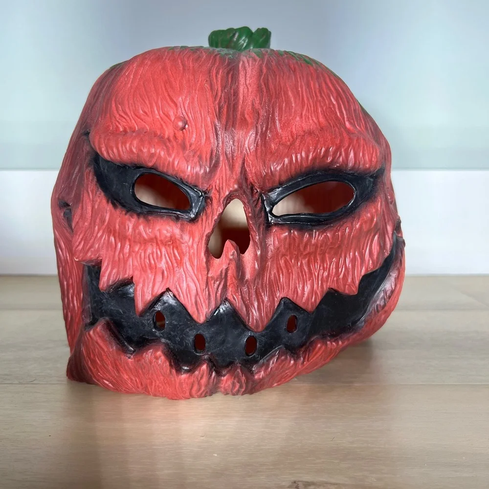 Jack-O'-Lantern Horror Scary Pumpkin Mask For Halloween Cosplay Party Costume